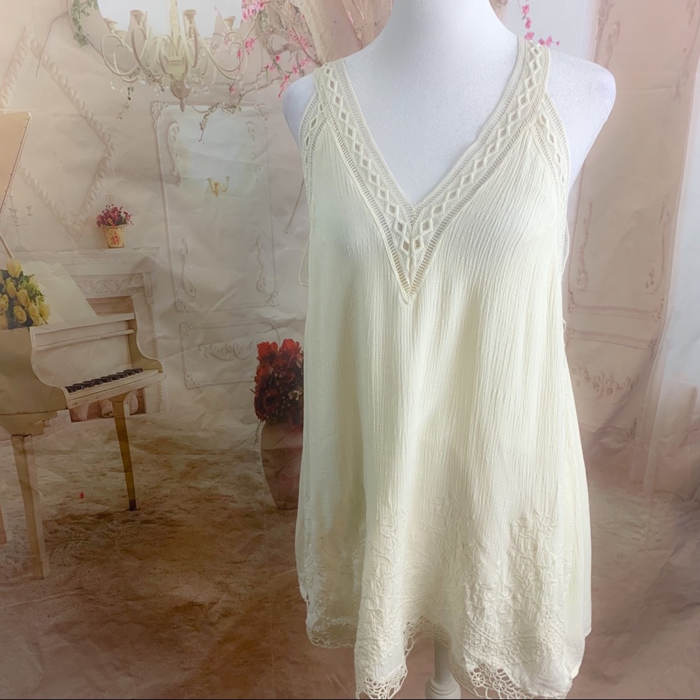 ASTR the Label Ivory Mini Shift Dress